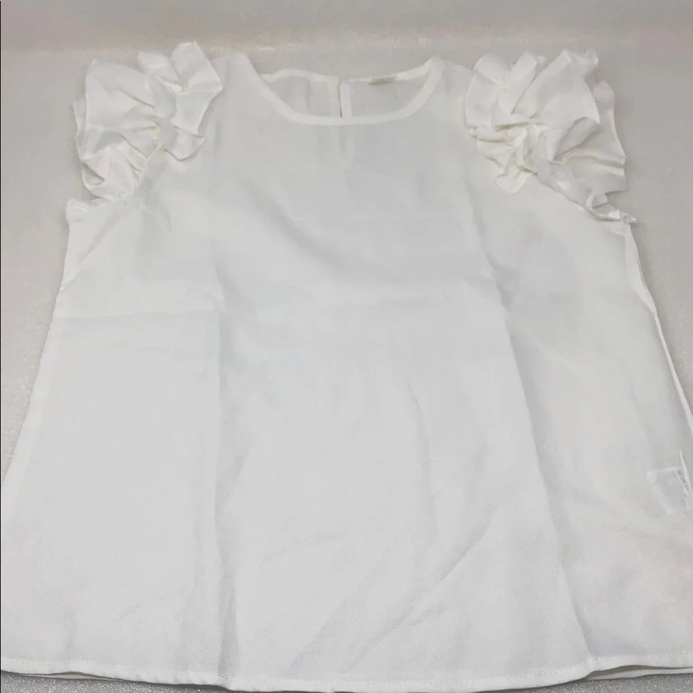 SHEIN Tops 6 Pieces Girls Size 13-14Y Four Short Sleeve Tees 1 Blouse 1 Hoodie